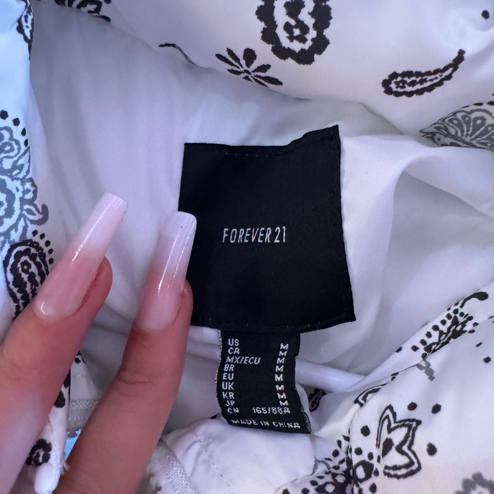 Forever 21 Monochrome Patterned Jacket - image 2